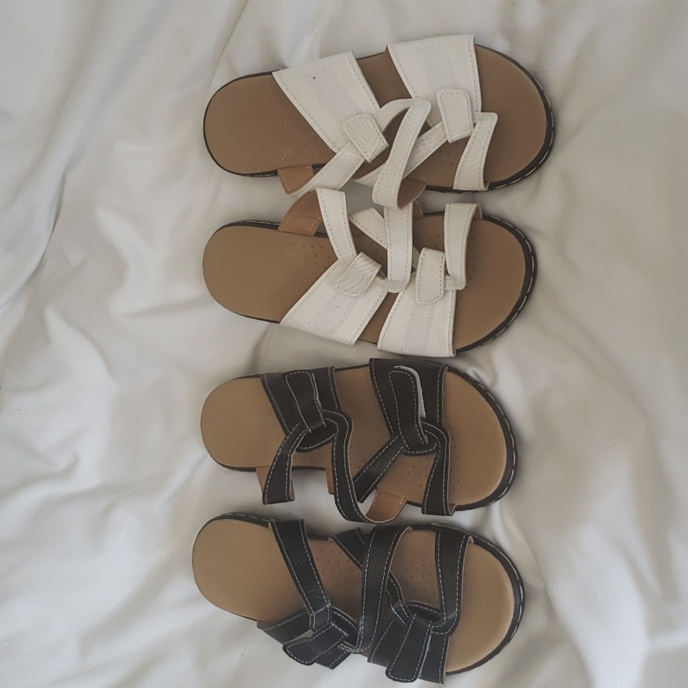 2 pairs comfortable sandles